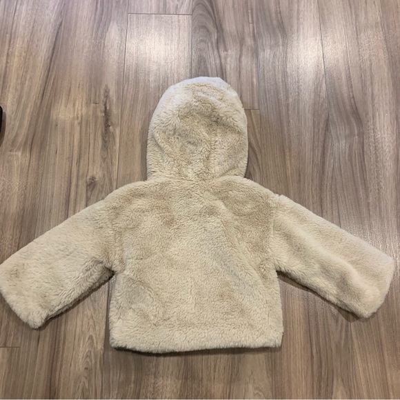 Primark Teddy Hooded Jacket Tan - Picture 3 of 4